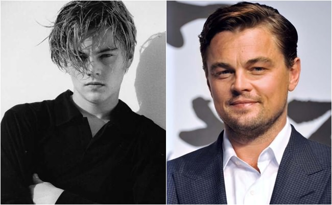 antes e depois leonardo di caprio