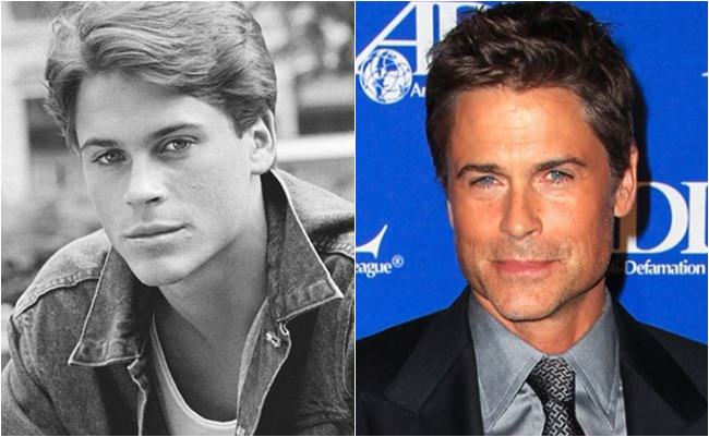 antes e depois rob lowe