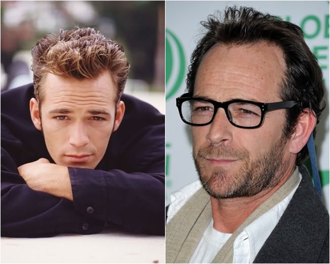 luke perry antes e depois