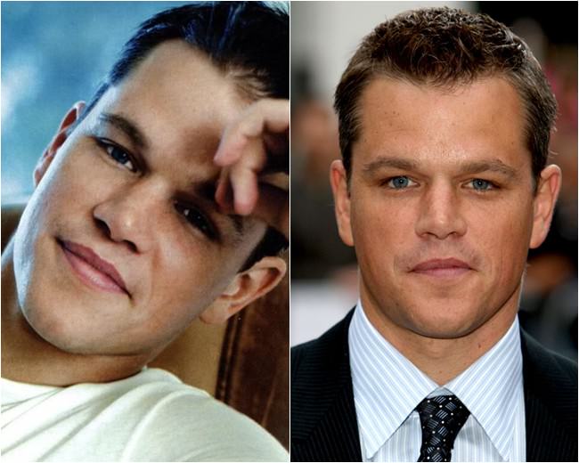 matt damon antes e depois