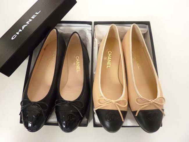 Chanel flats via fashion confidential