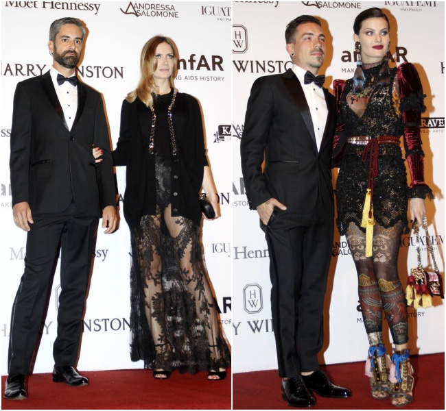 amfar ana claudia michels e isabelli fontana