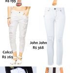 Onde Comprar – Calça Branca Rasgada!