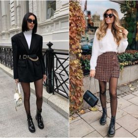 10 Looks LINDOS Com Meia Calça Preta (Fina!)