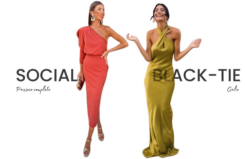 Social ou black-tie, saiba qual é o look adequado